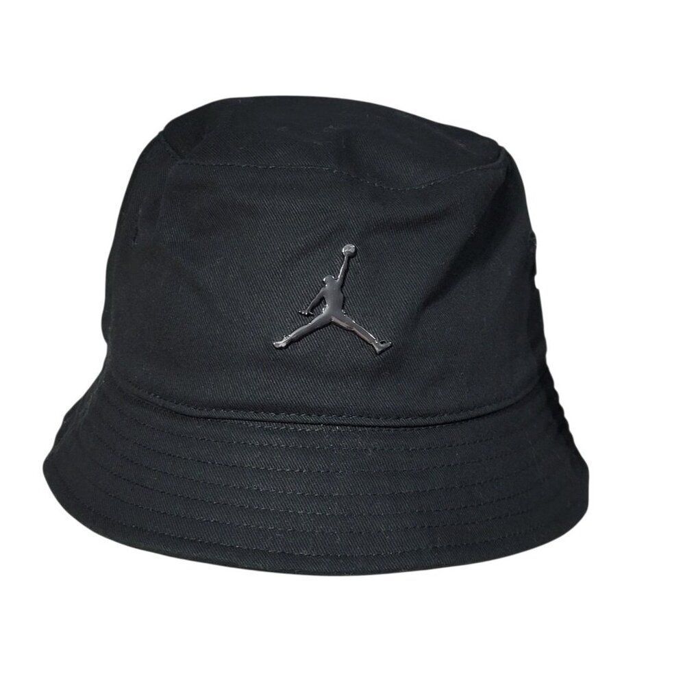 Jordan Metal Jumpman Apex Bucket Hat Kids‎ Youth 8-20 Black Unisex Boy Girl NEW